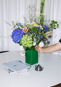 Gast Studio Noodle Vase Green