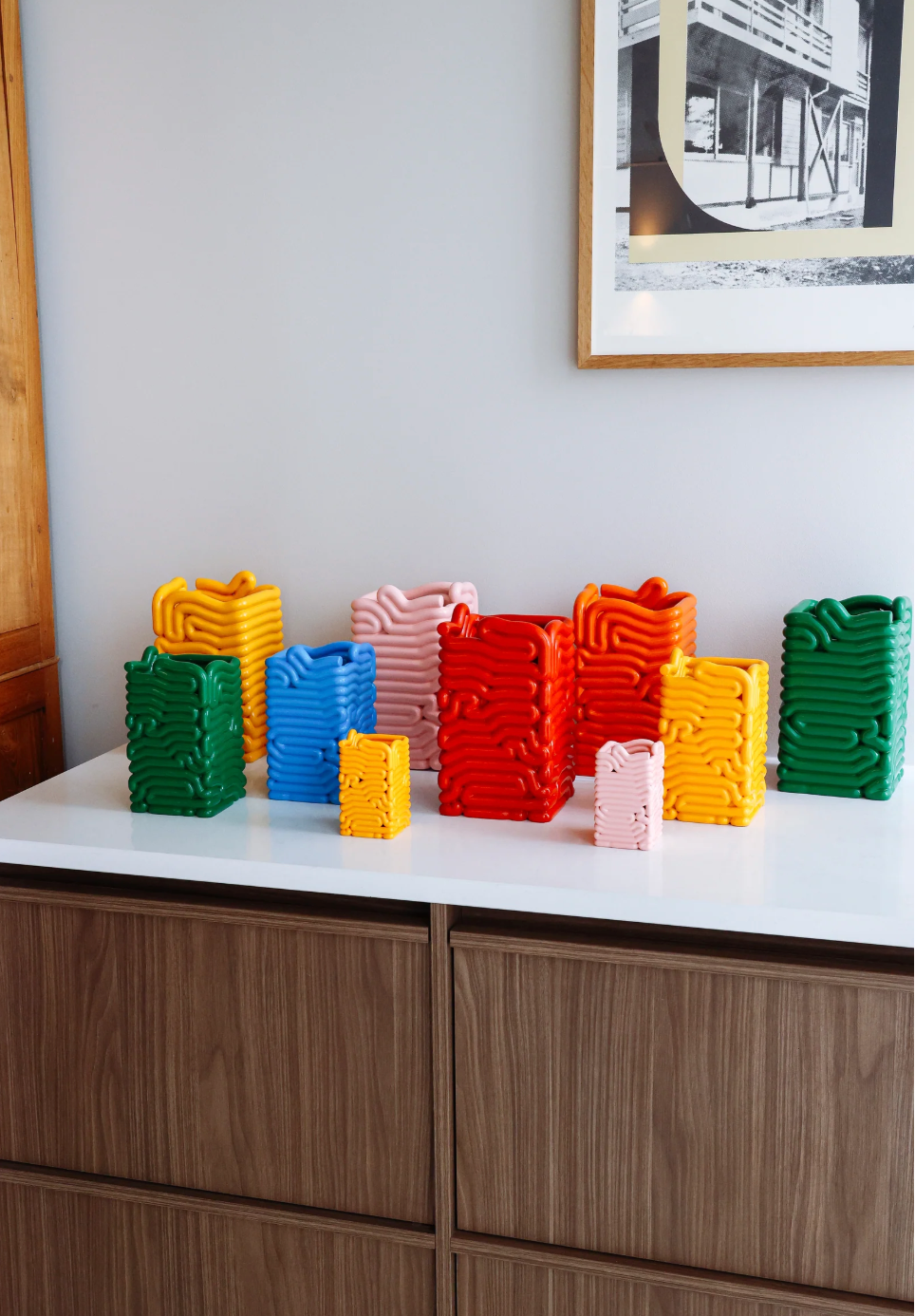Noodle Vase Red | Gast Studio