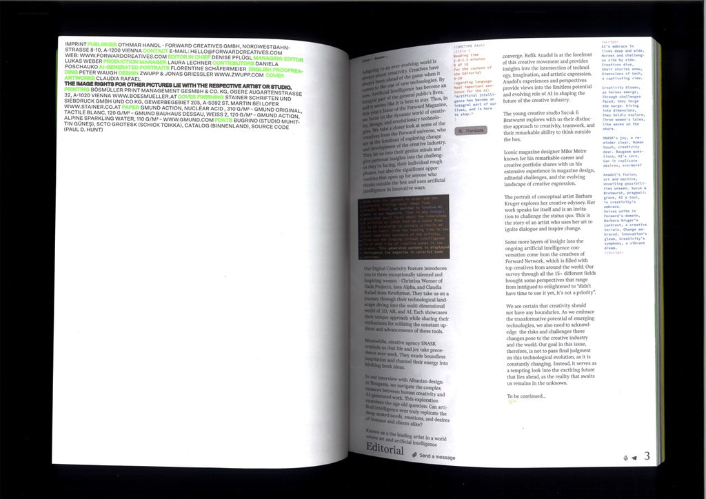 Forward Magazine #6: The AI Issue