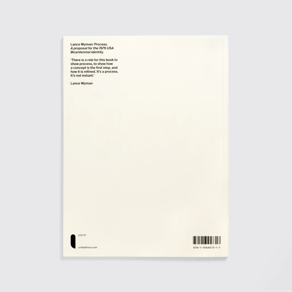 Process. A proposal for the 1976 USA Bicentennial Identity | Lance Wyman