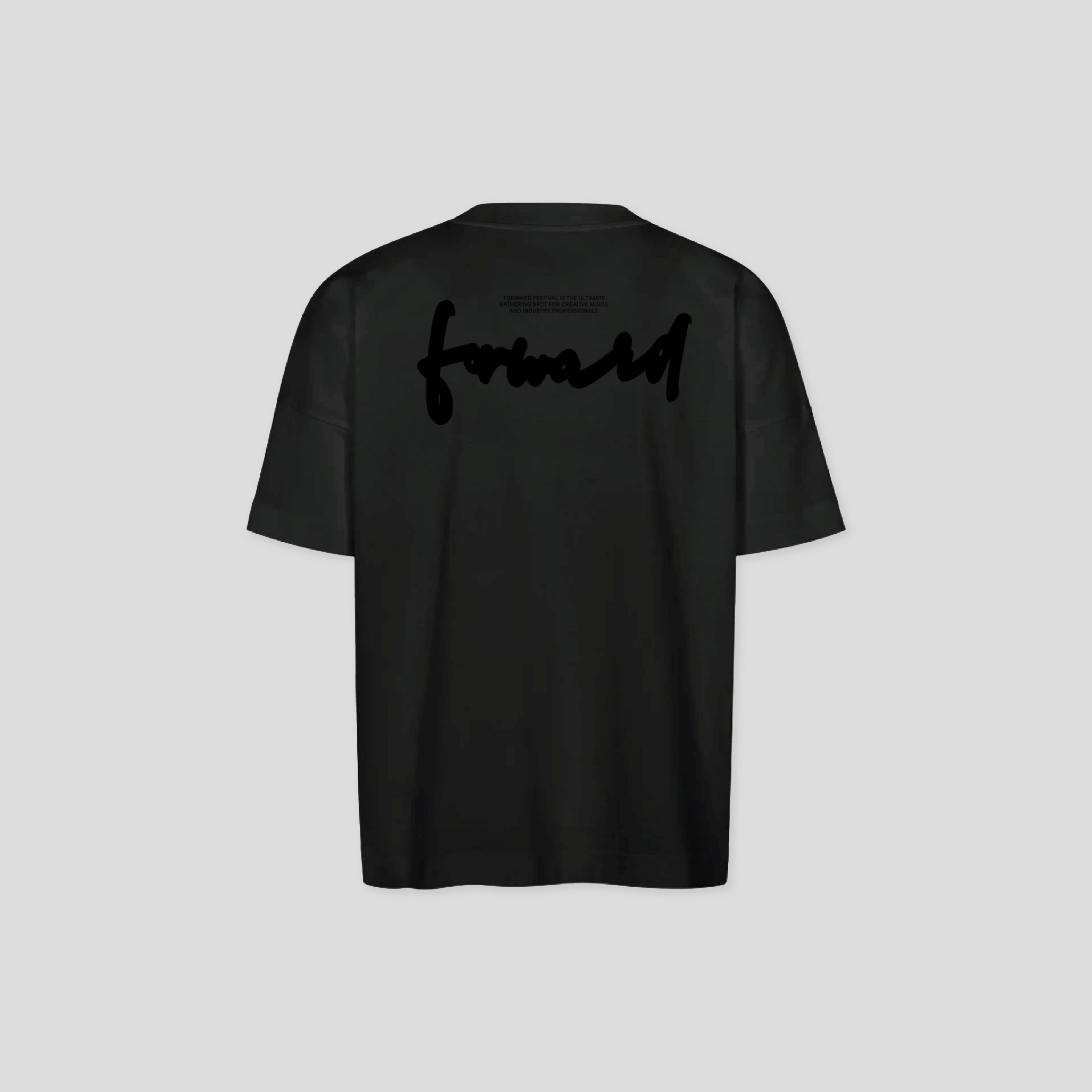 Forward Festival 2025 T-Shirt | Black 3D Print