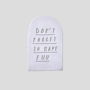 Mr. Bingo concrete gravestone
