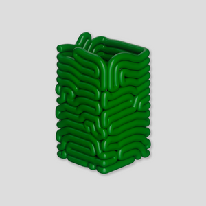 Gast Studio Noodle Vase Green