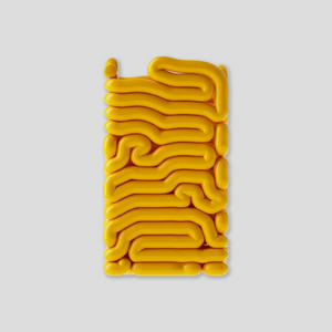 Gast Studio Noodle Vase Yellow