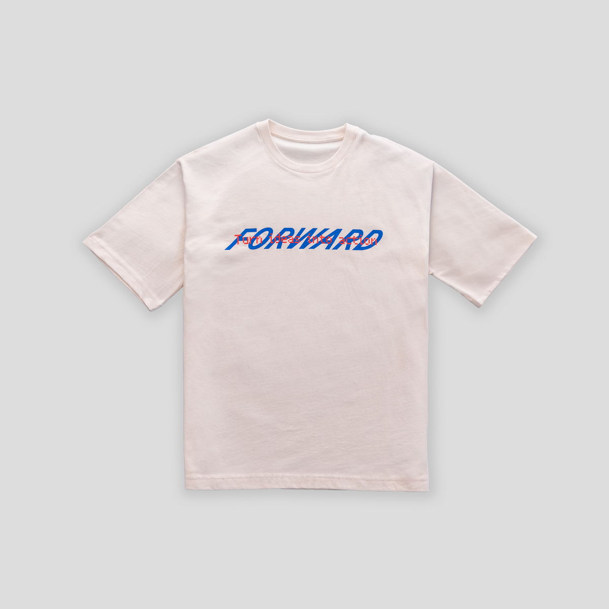 FORWARD T-SHIRT OFF WHITE | WITH WERC