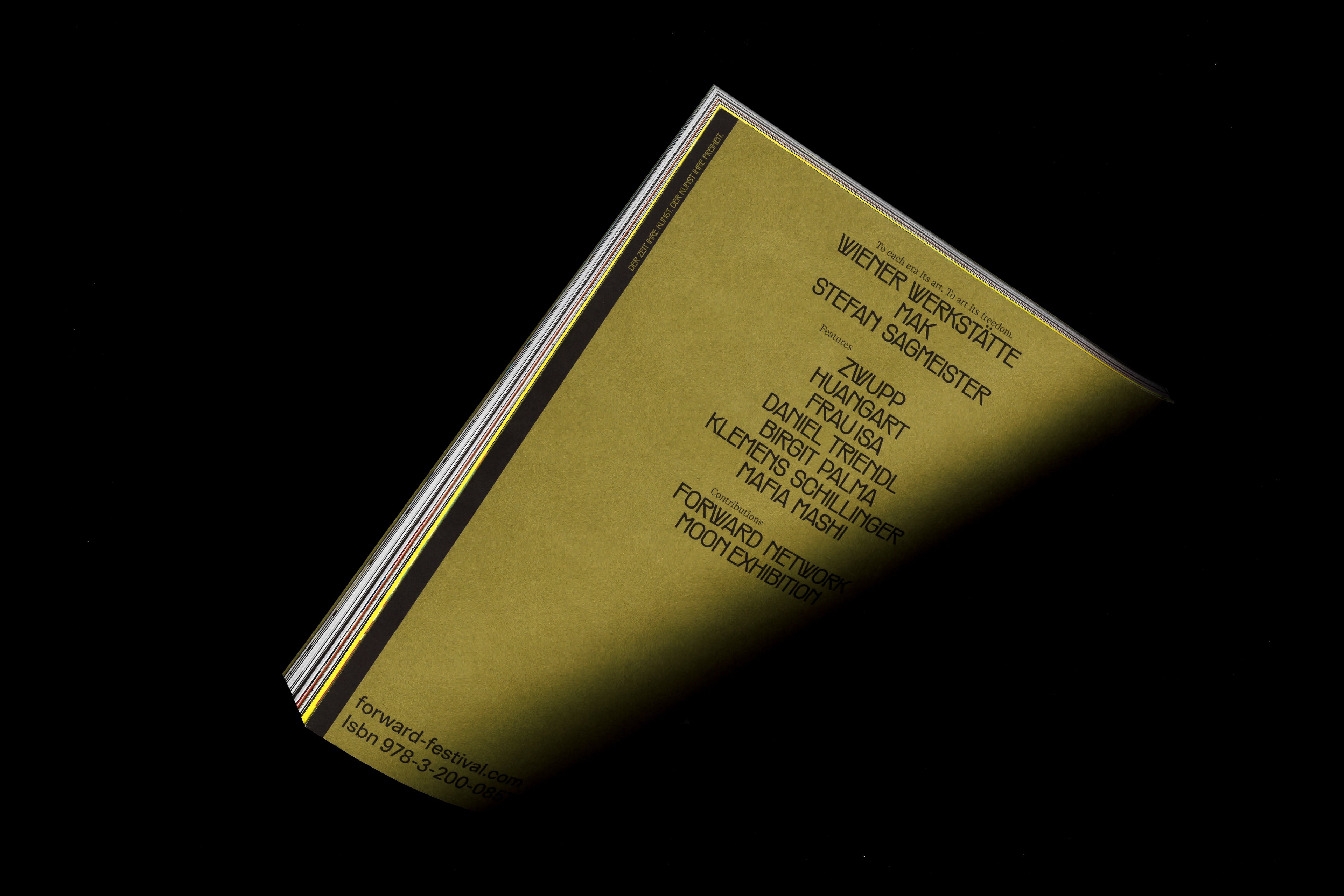 Forward Magazine #5: To each era its art. To art its freedom.